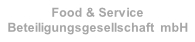 Food & Service Beteiligungsgesellschaft mbH logo – investment company and buyer of a producer and wholesaler of snacks and catering supplies, in an M&A transaction advised by ABACUS Corporate Finance.