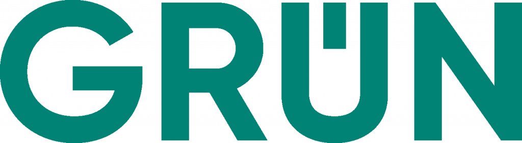 GRÜN logo – German provider of business standard software for organisations and companies, minority interests sold to Fontas & Mogk Investments in an M&A transaction advised by ABACUS Corporate Finance.