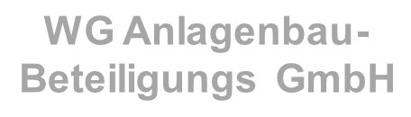Alternative Text WG Anlagenbau-Beteiligungs GmbH logo – industrial investment company and buyer of ERNST Innovative Abgastechnologie, a German manufacturer of exhaust systems for the automotive industry, in an M&A transaction advised by ABACUS Corporate Finance.